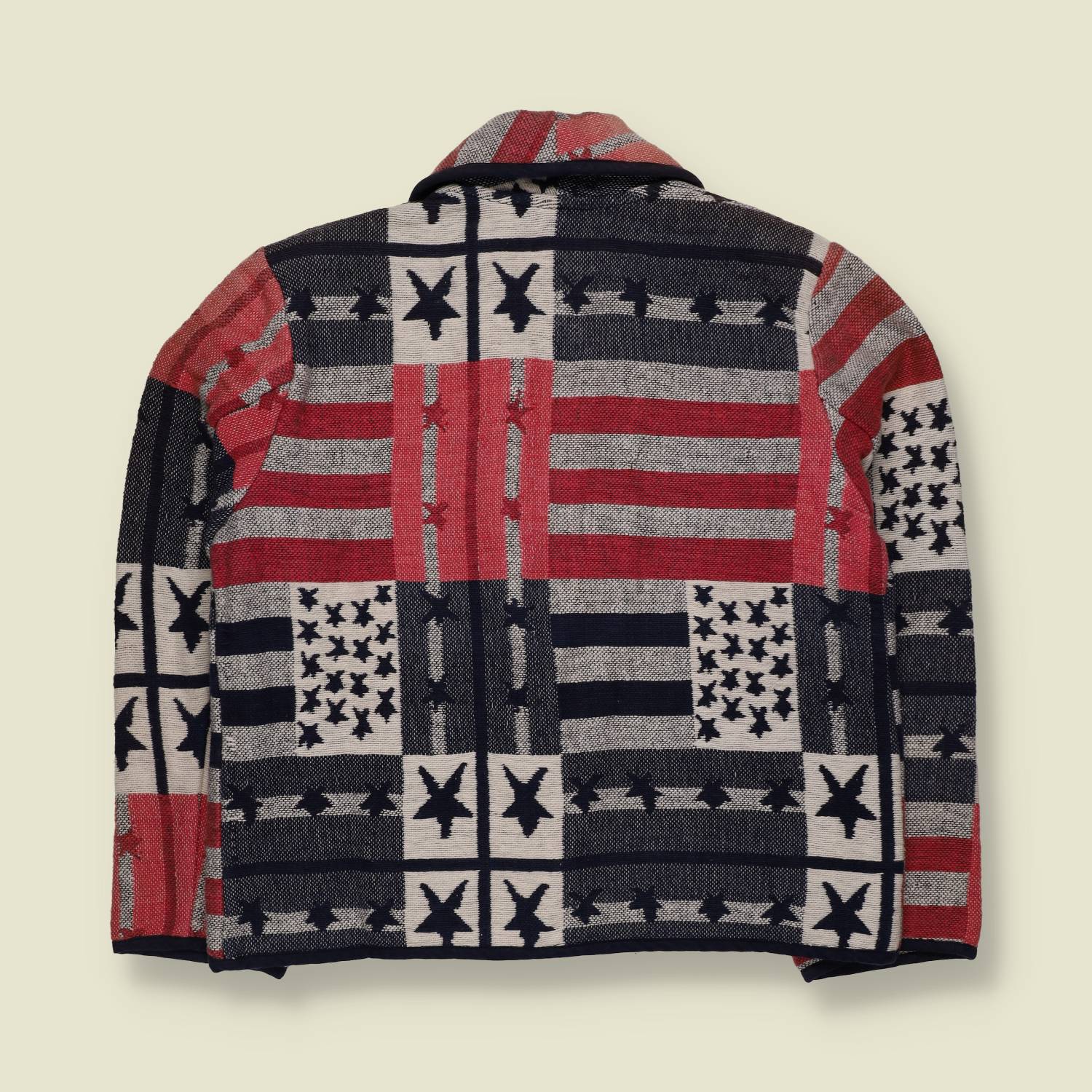 1980s | Bedford Fair | USA Flag Jacket | Red, White And Blue - 12