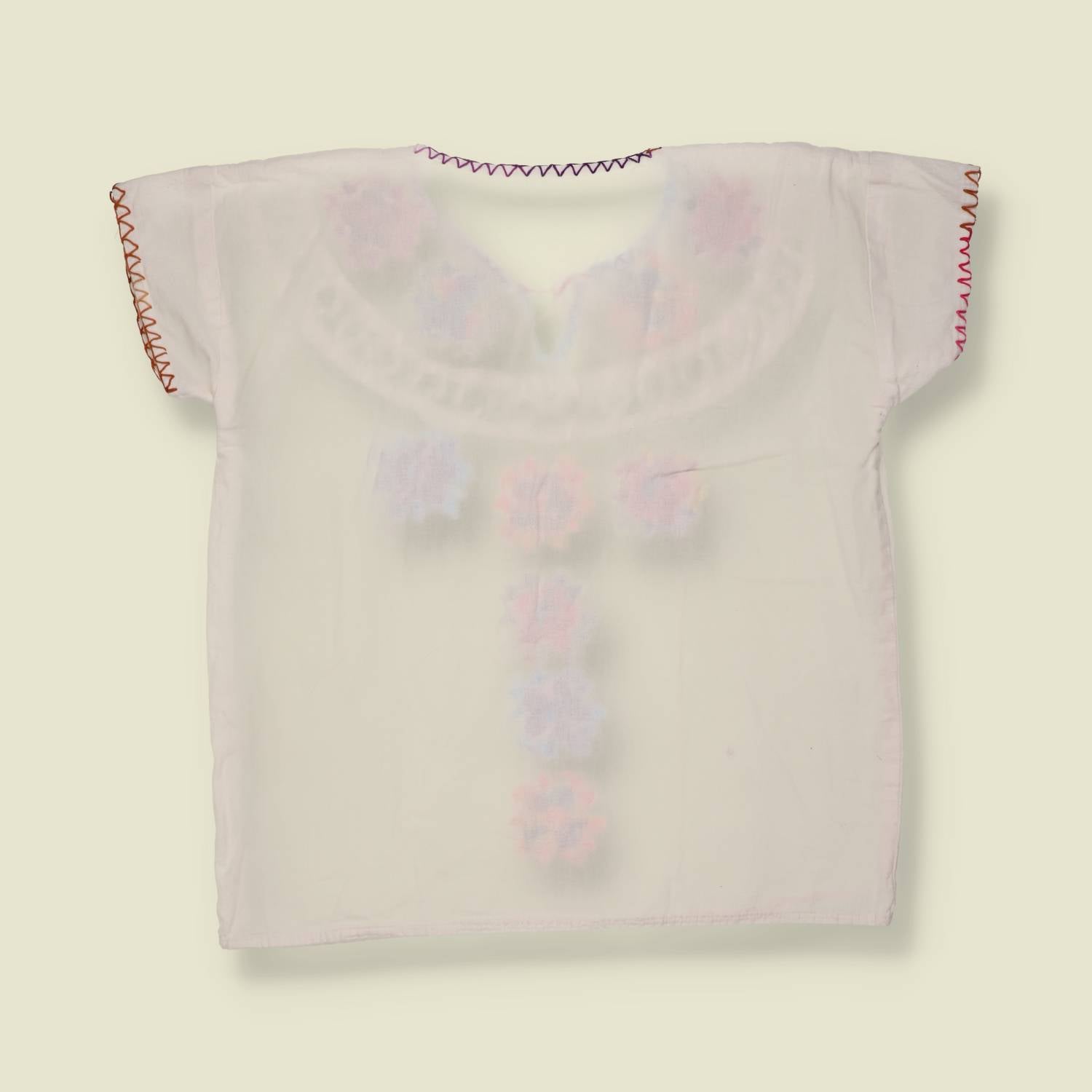 1970s | Hand Embroidered Folk Blouse - 16