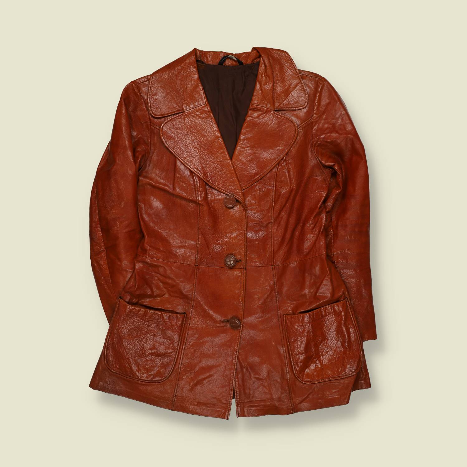 Late 1960s–Early 1970s | Carinet Leather Jacket | Brown - 8