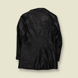 1990s | Leather Jacket | Black - 14