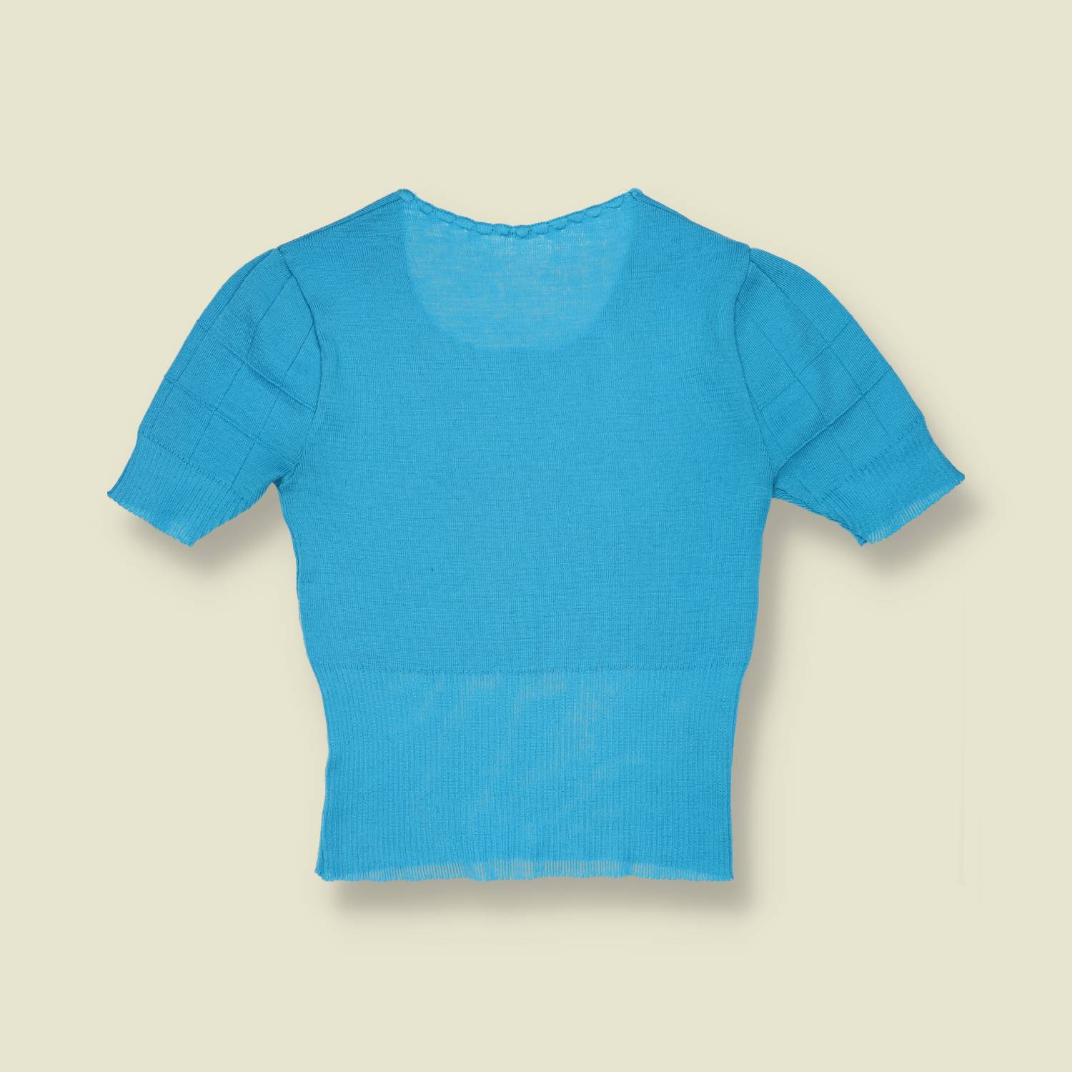 1970s | Knit Top | Blue - 6
