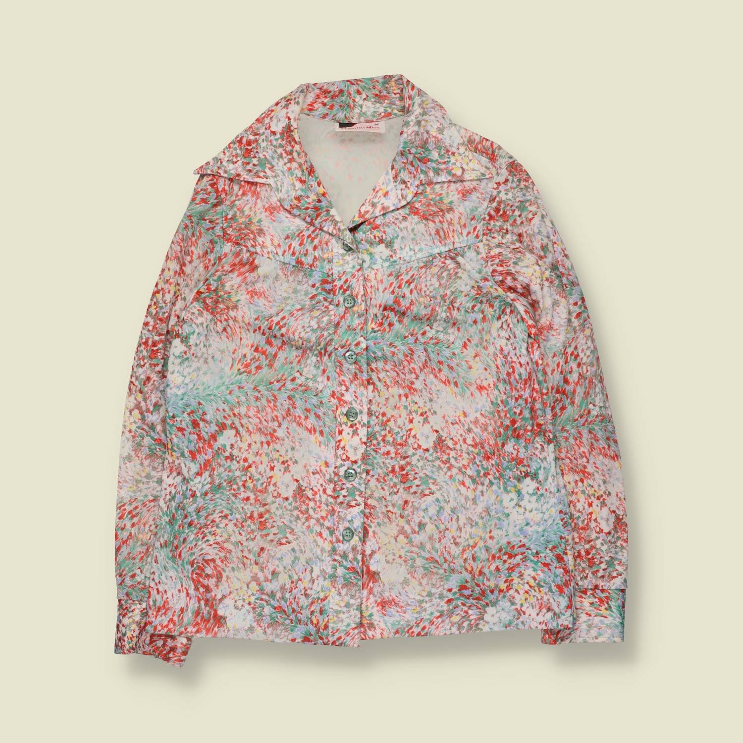 1970s | County Miss | Printed Blouse - 14