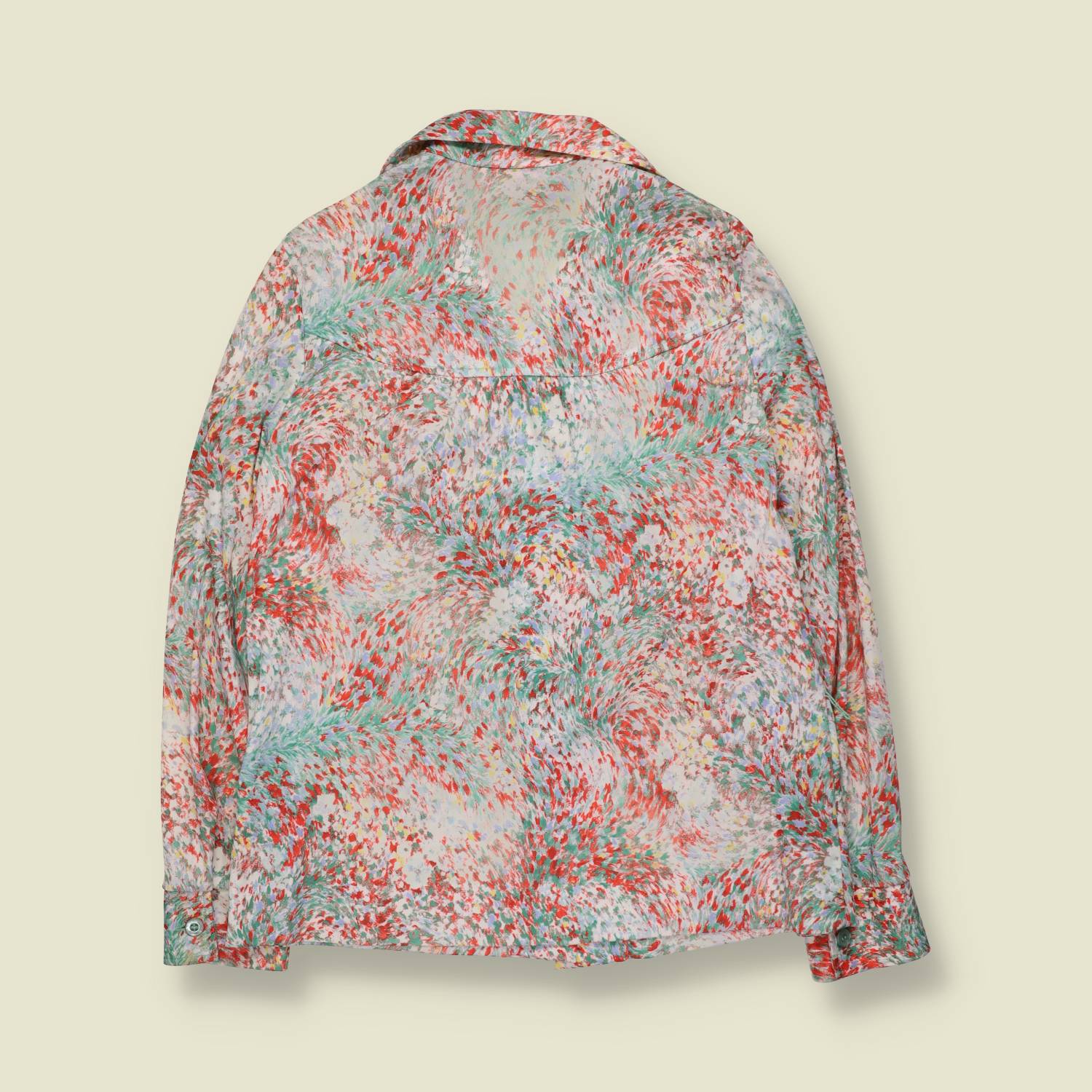 1970s | County Miss | Printed Blouse - 14