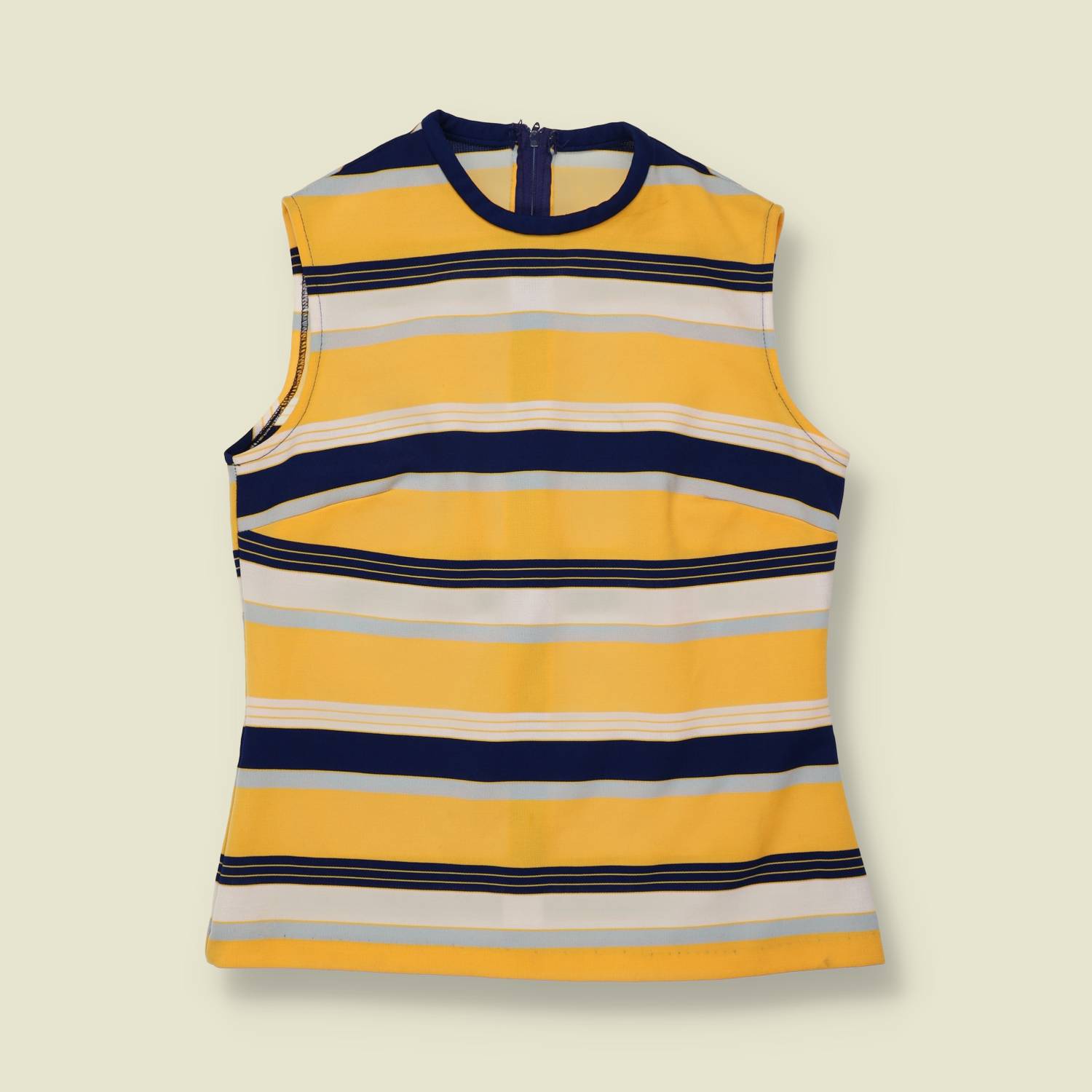1970s | Striped Top | Yellow - 10