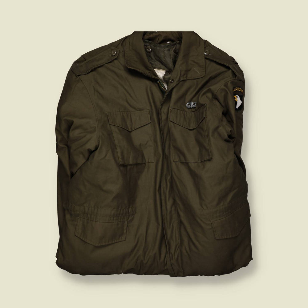2000s | M65 Field Jacket | Olive | Airborne Patch - 7XL