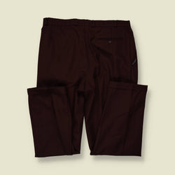 1970s | Pleated Trousers | Burgundy - w34