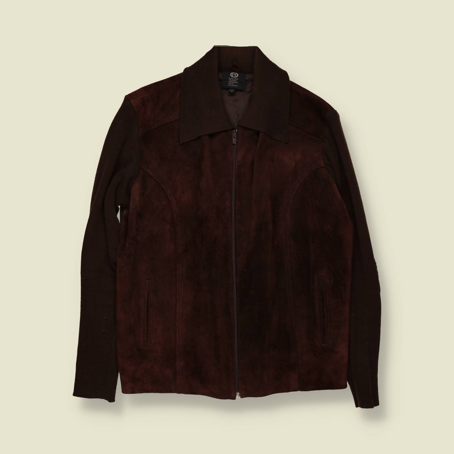 1970s | C&A | Suede Jacket | Brown - M