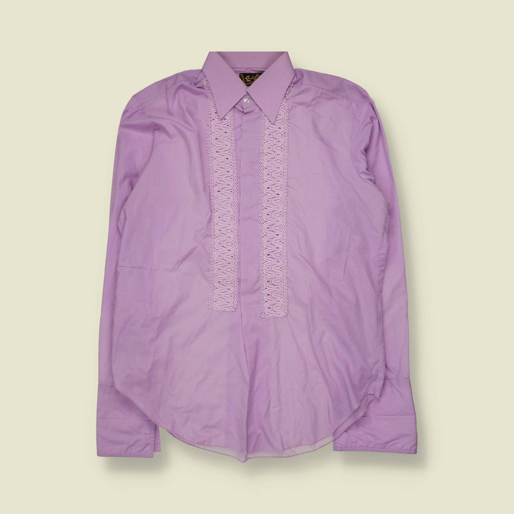 1970s | Rochester | Dress Shirt | Lilac - XL