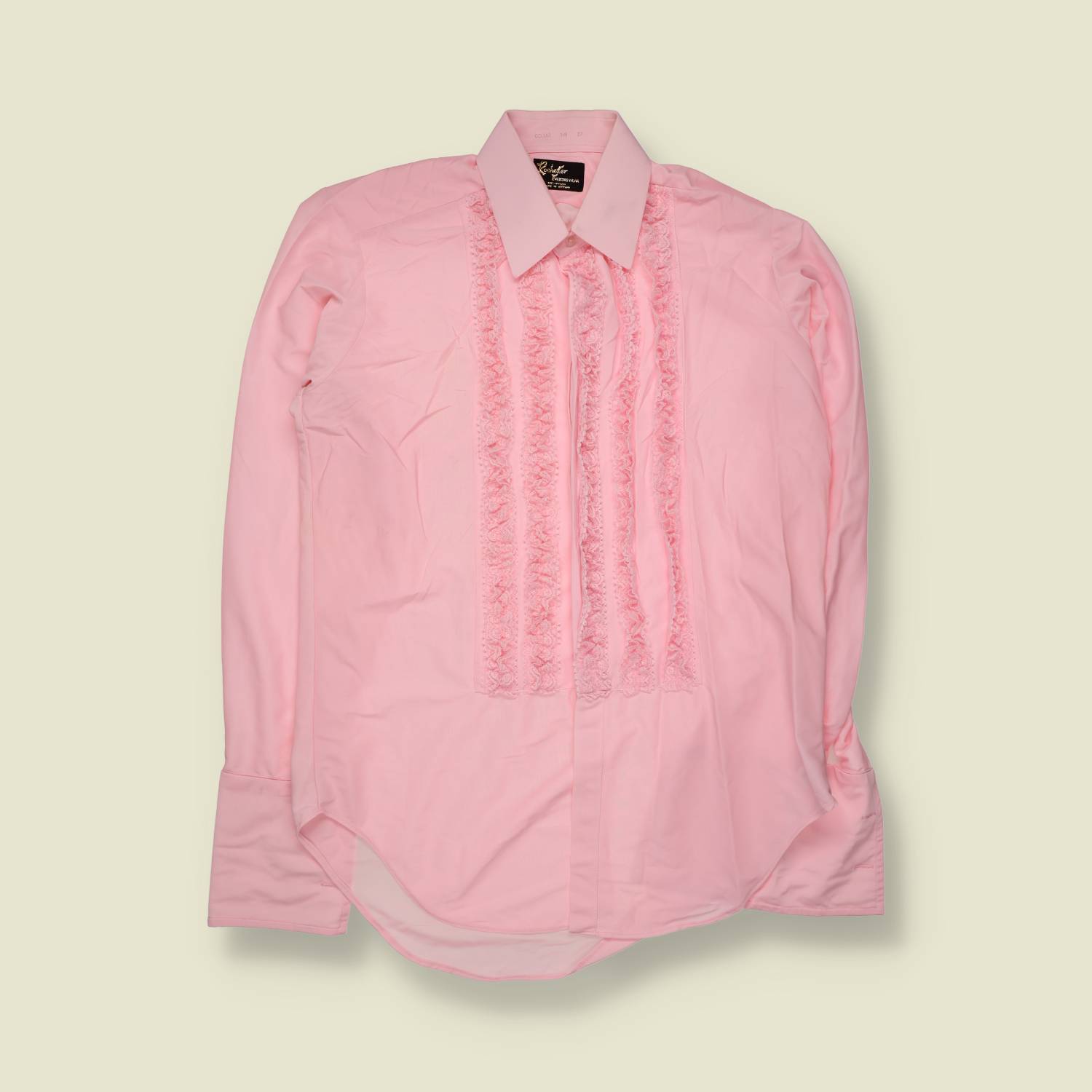 1970s | Rochester | Dress Shirt | Pink - S