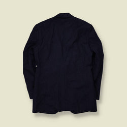1970s | Pinstripe Blazer | Navy - XS