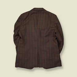 1970s | Trevira | Stripe Blazer | Brown - XL