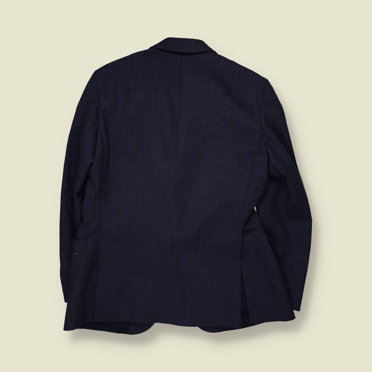 1970s | St. Michael | Pinstripe Blazer | Navy - S