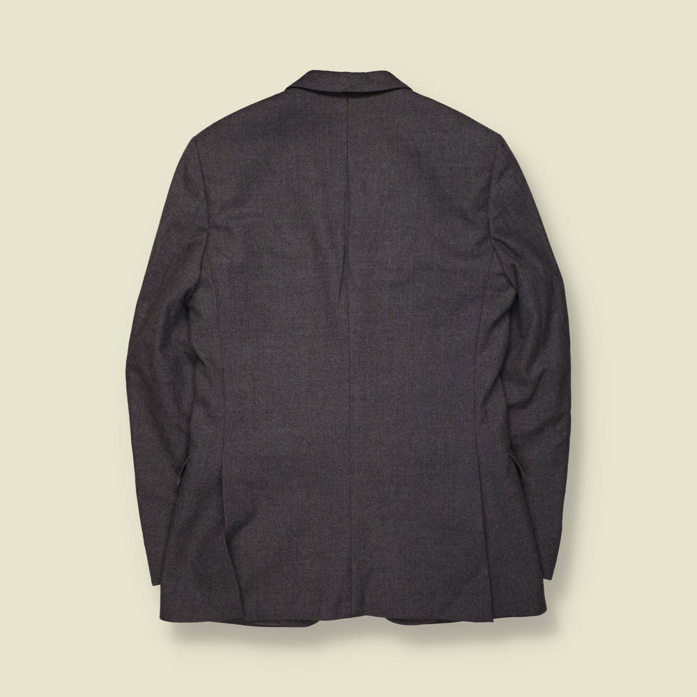 1970s | Wool Blazer | Charcoal | Made in Romania - XS