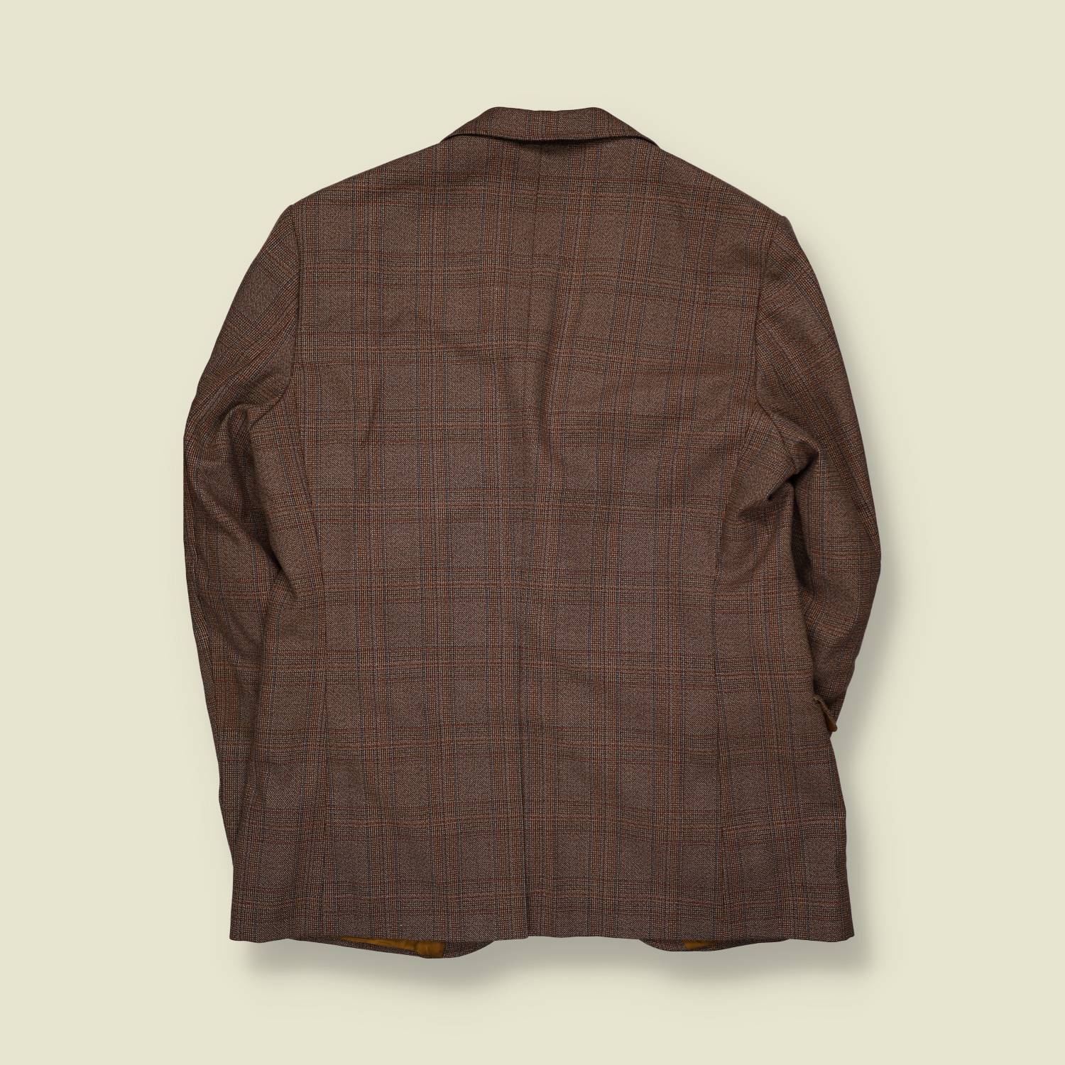 1970s | Gulf | Check Blazer | Brown - M