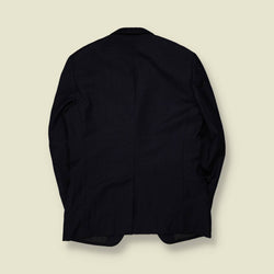 1970s | Two-Piece Suit | Navy | Pleated Trousers - S