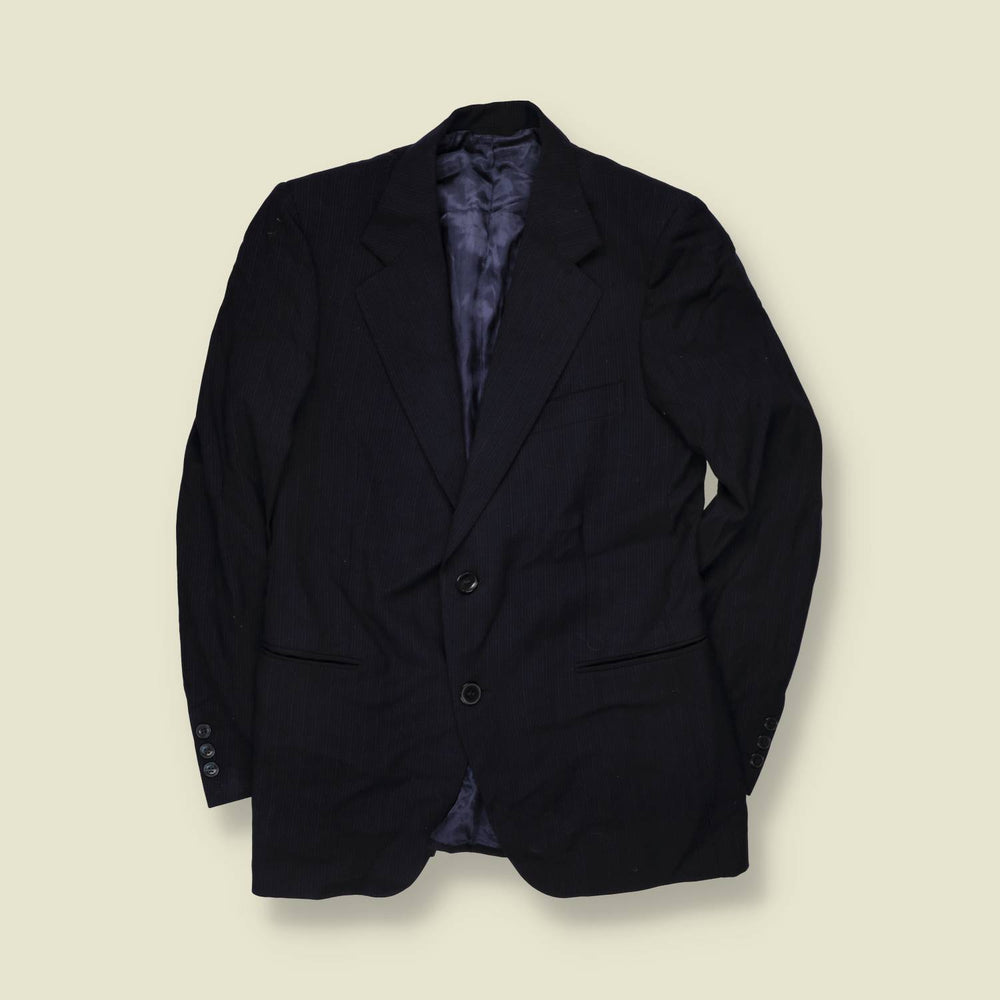 1970s | Three-Piece Suit | Blue-Grey | Pure Wool - XXS-XS
