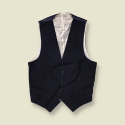 1970s | Three-Piece Suit | Blue-Grey | Pure Wool - XXS-XS