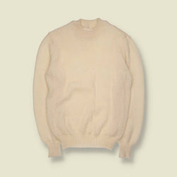 1970s | Cable Knit Jumper | Cream - XXS