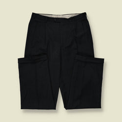 1980s | Pleated Trousers | Grey - w32