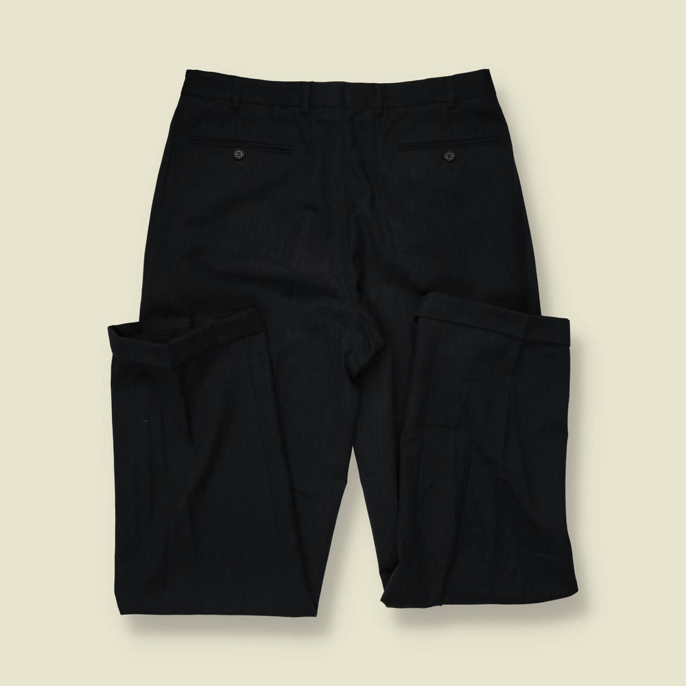 1980s | Pleated Trousers | Grey - w32