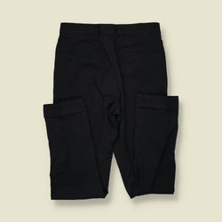 1980s | Alberto | Pleated Trousers | Dark Grey - w32