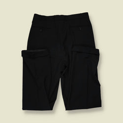 1980s | Pleated Trousers | Black - w32