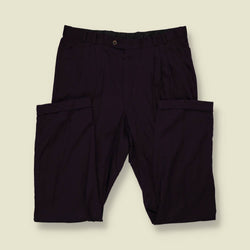 1970s | Pleated Trousers | Navy - w34