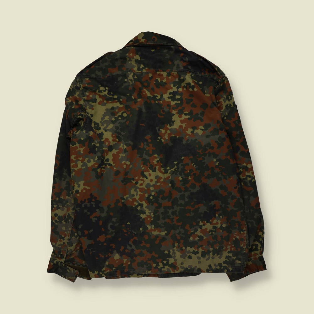 1990s | Kobler GmbH | German Military Field Shirt | Flecktarn Camouflage - M