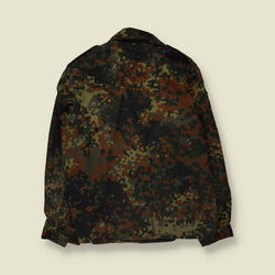 1990s | Kobler GmbH | German Military Field Shirt | Flecktarn Camouflage - M