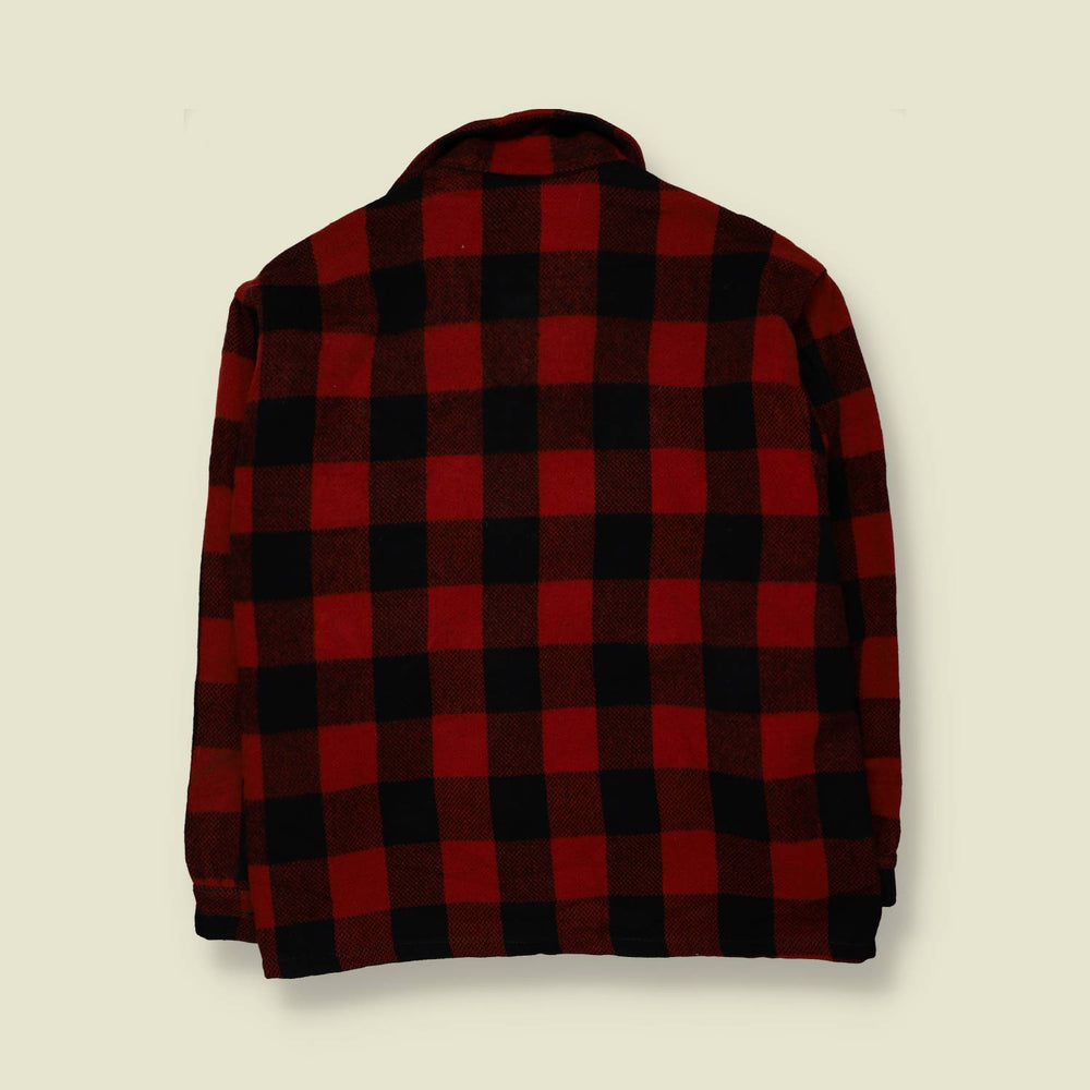 1950s | Buffalo Check Shirt | Red & Black - 3XL