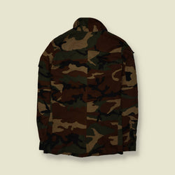 1990s | Italian Military | Field Shirt | Woodland Camouflage - S
