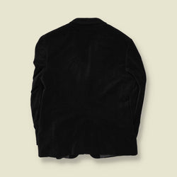 1990s | Viri | Velvet Blazer | Black - M