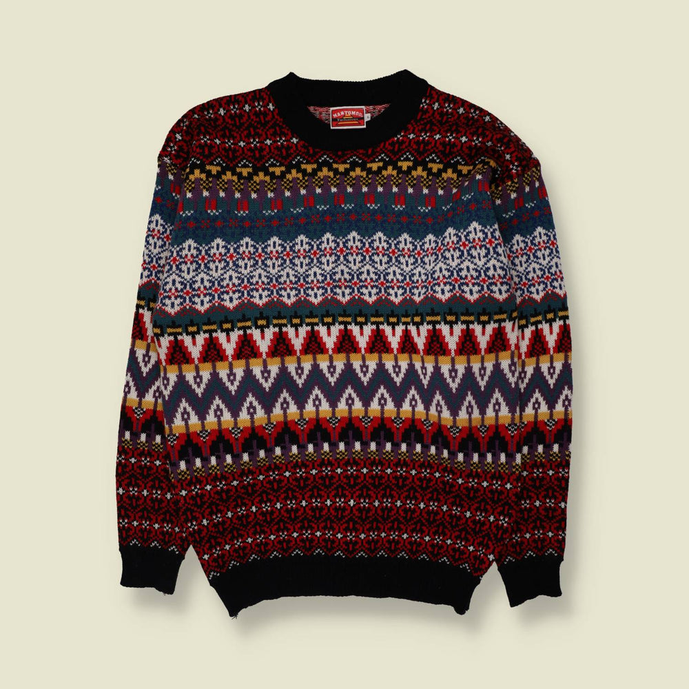 1980s | Martomod | Fair Isle Jumper | Multicolour - XL
