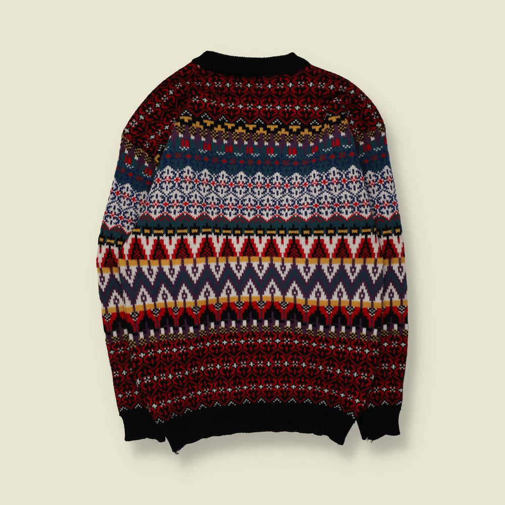 1980s | Martomod | Fair Isle Jumper | Multicolour - XL
