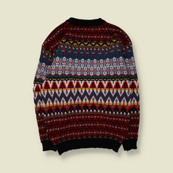 1980s | Martomod | Fair Isle Jumper | Multicolour - XL