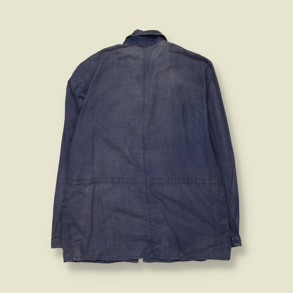 1980s | Lotus | Chore Jacket | Faded Blue - S