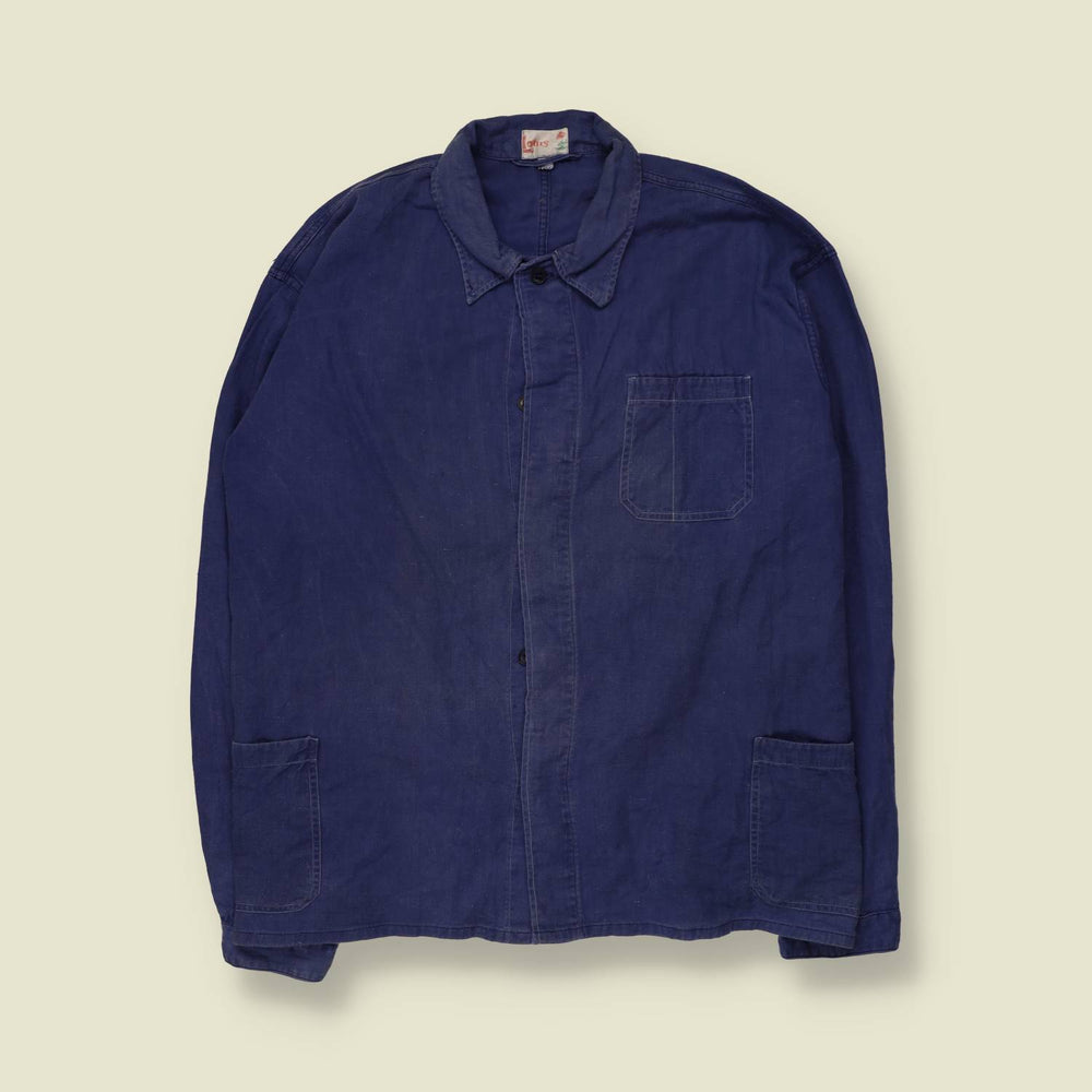 1980s | Lotus | Chore Jacket | Navy - 4XL