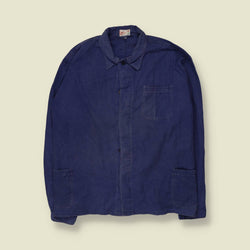 1980s | Lotus | Chore Jacket | Navy - 4XL