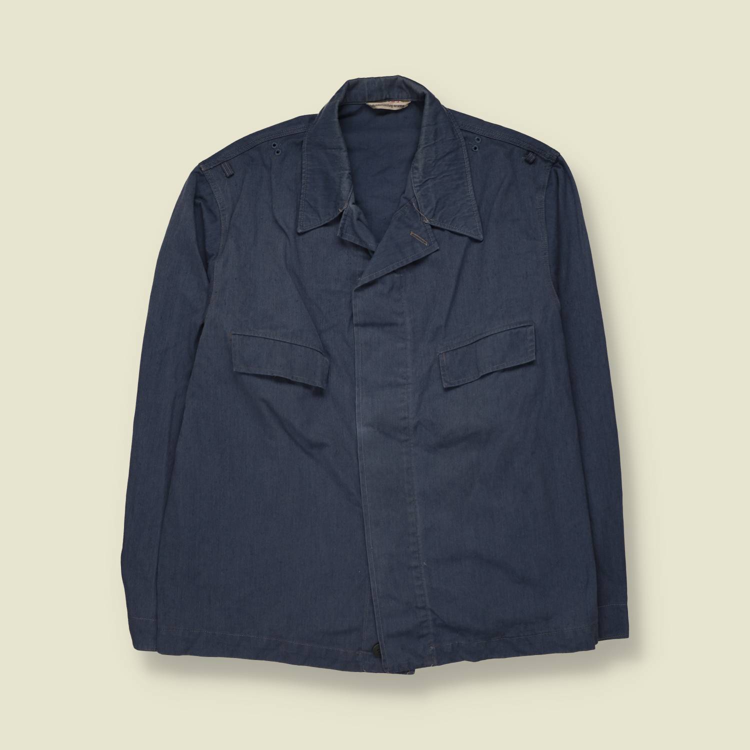 1980s | Chore Jacket | Indigo Denim - XL