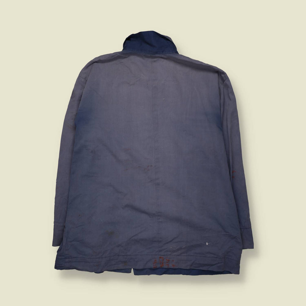 1980s | Chore Jacket | Faded Blue - XL