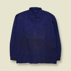1980s | Chore Jacket | Navy - S