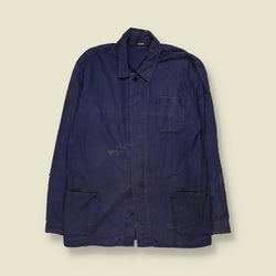 1980s | Chore Jacket | Navy - S