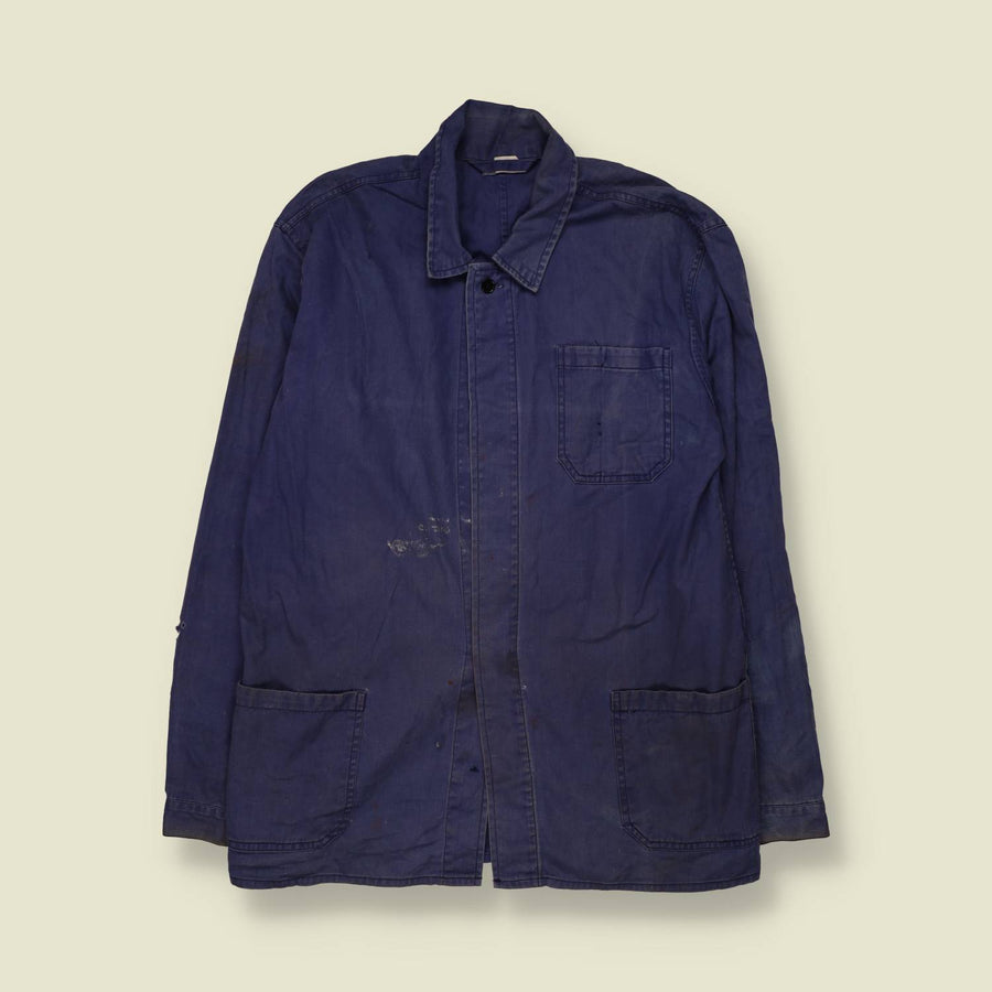 1980s | Chore Jacket | Navy - S