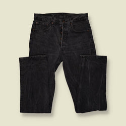 1980s | Levi's 501 | Made in USA | Jeans | Faded Black - w30