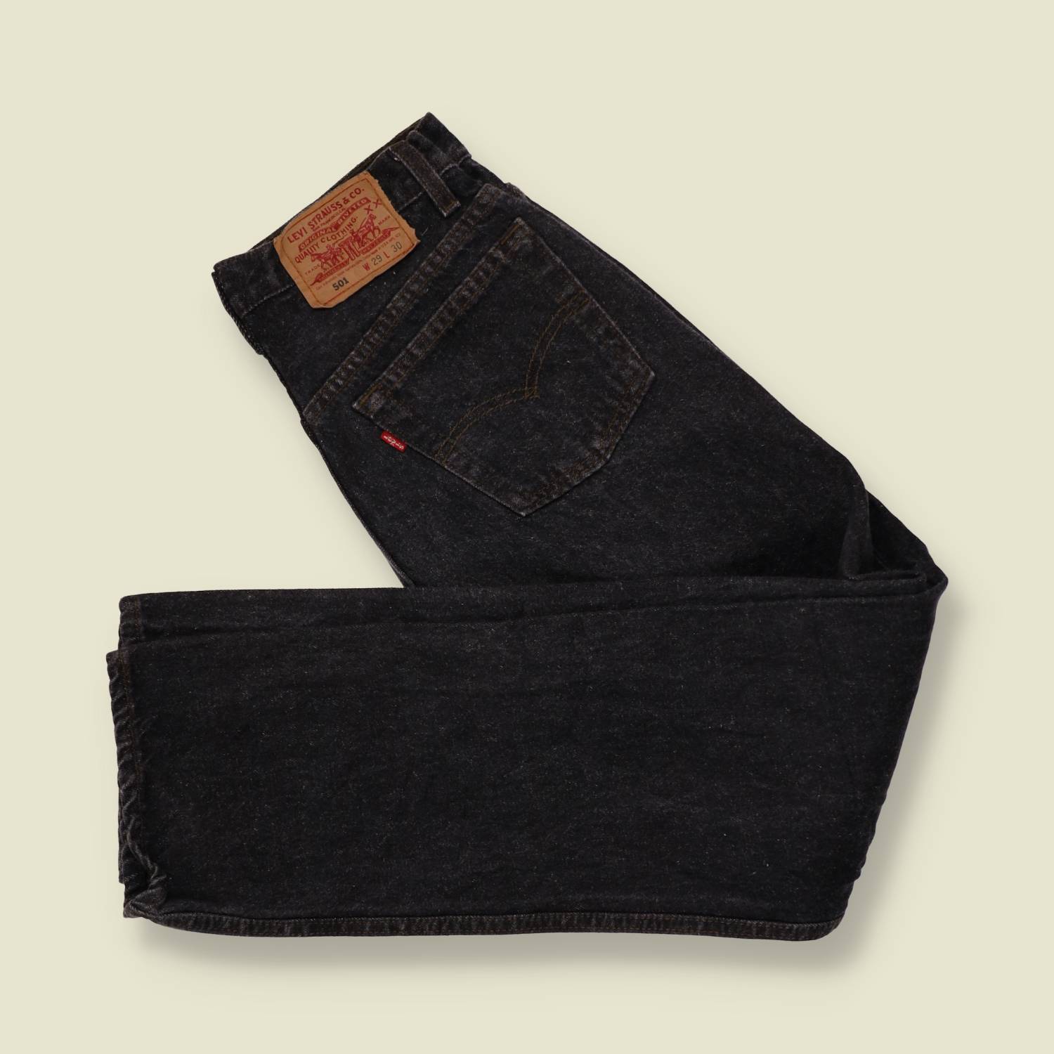 1980s | Levi's 501 | Made in USA | Jeans | Faded Black - w28