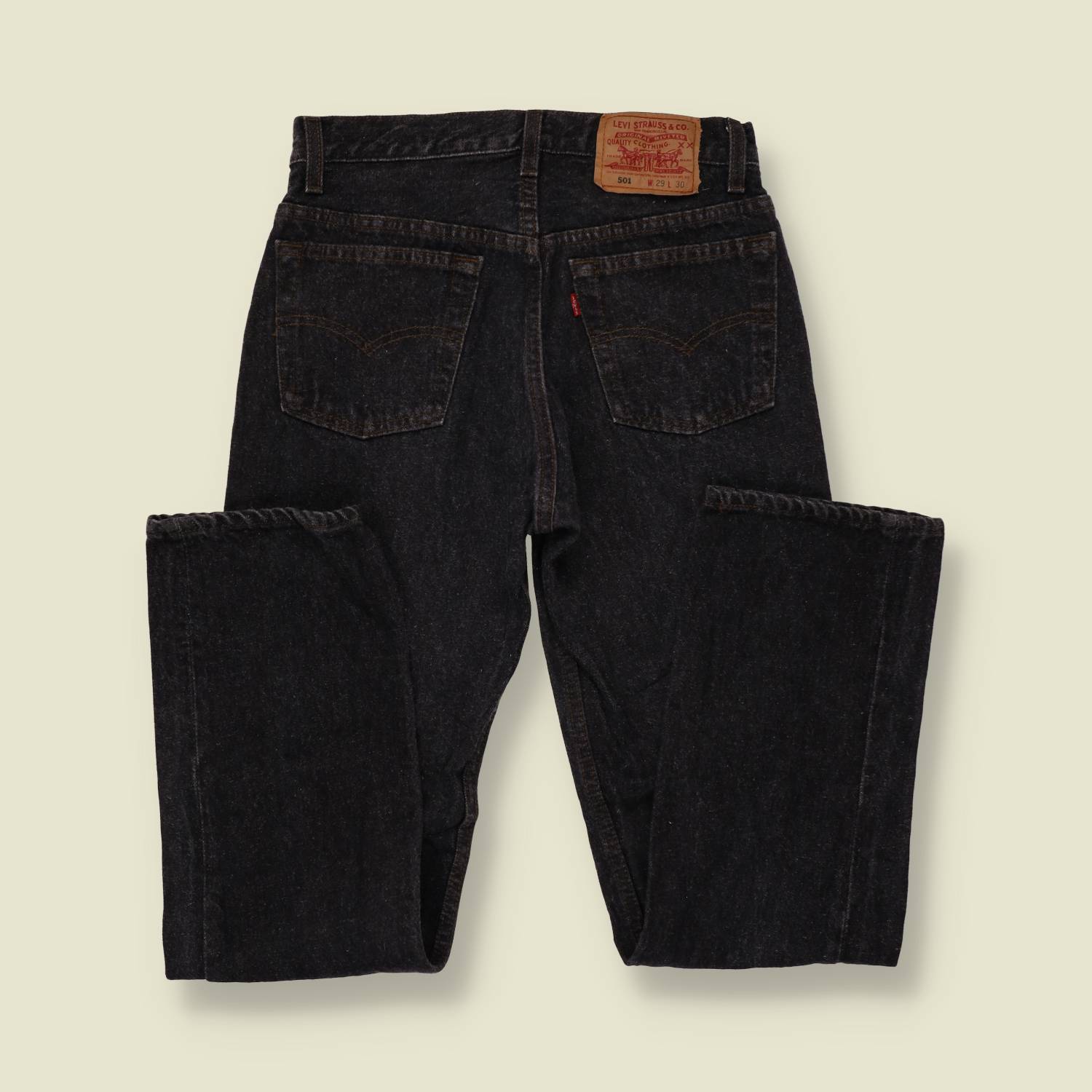 1980s | Levi's 501 | Made in USA | Jeans | Faded Black - w28