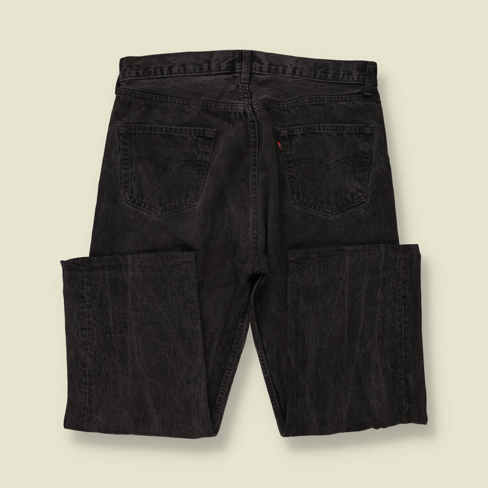 1980s | Levi's 501 | Made in USA | Jeans | Faded Black - w36