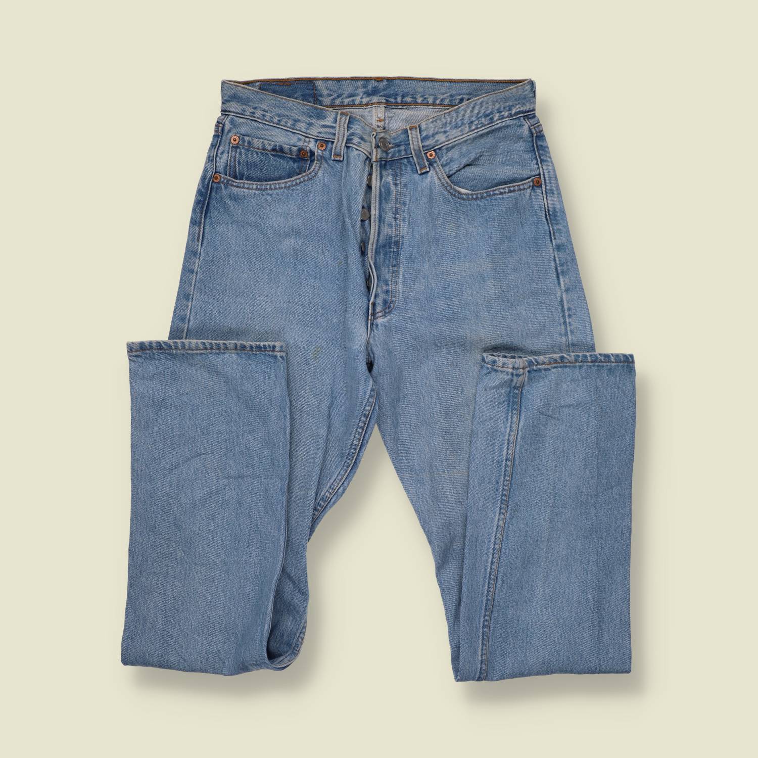 1980s | Levi's 501 | Made in USA | Jeans | Light Blue Wash - w30