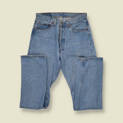 1980s | Levi's 501 | Made in USA | Jeans | Light Blue Wash - w30