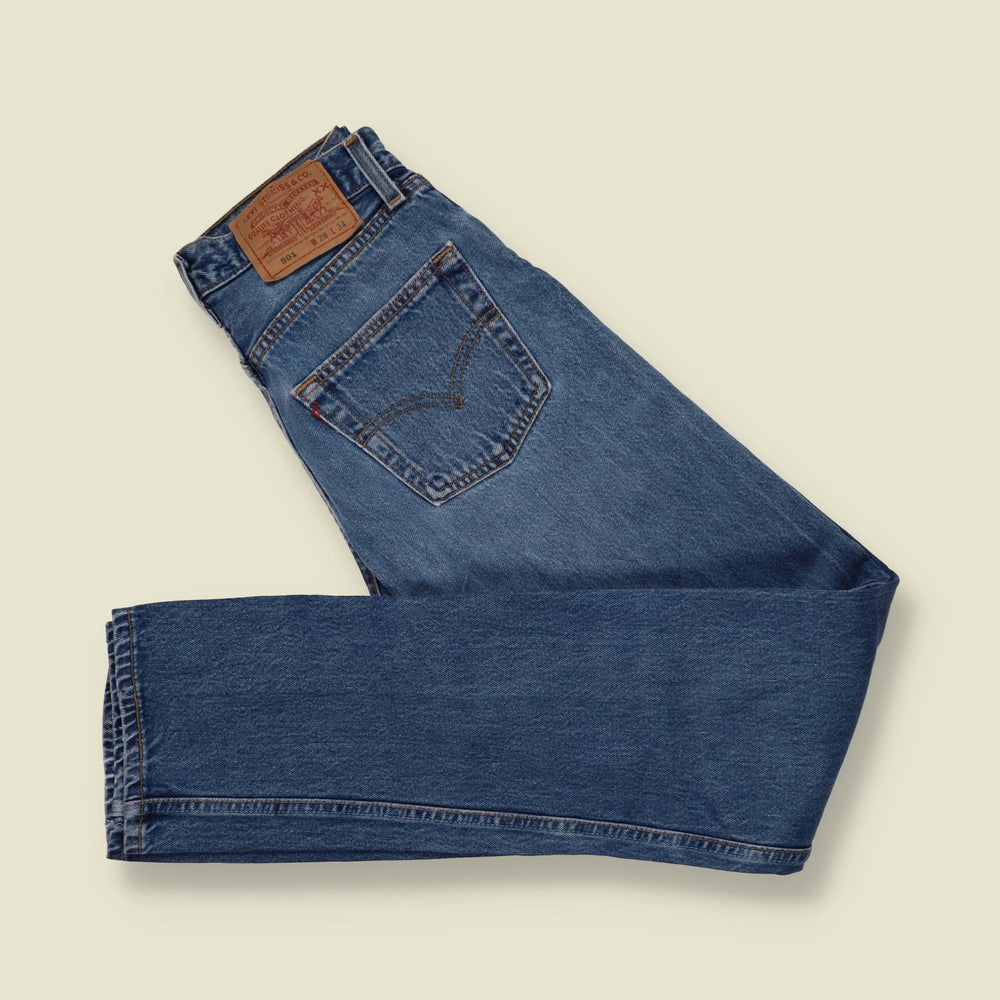 1980s | Levi's 501 | Made in USA | Jeans | Blue Wash - w28